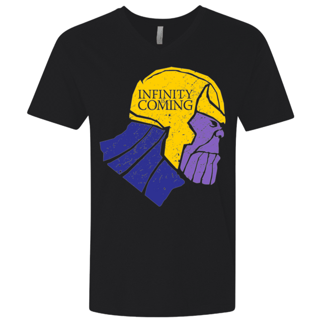 T-Shirts Black / X-Small Infinity is Coming Men's Premium V-Neck