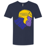 T-Shirts Midnight Navy / X-Small Infinity is Coming Men's Premium V-Neck