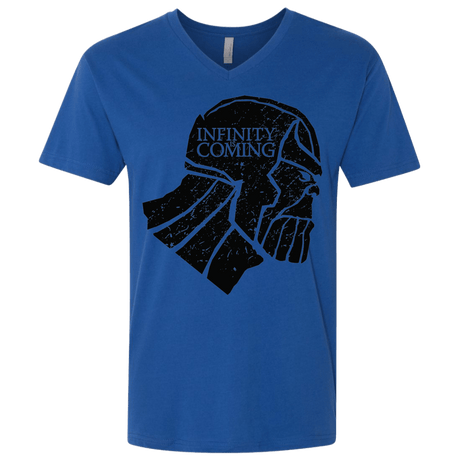 T-Shirts Royal / X-Small Infinity is coming Men's Premium V-Neck