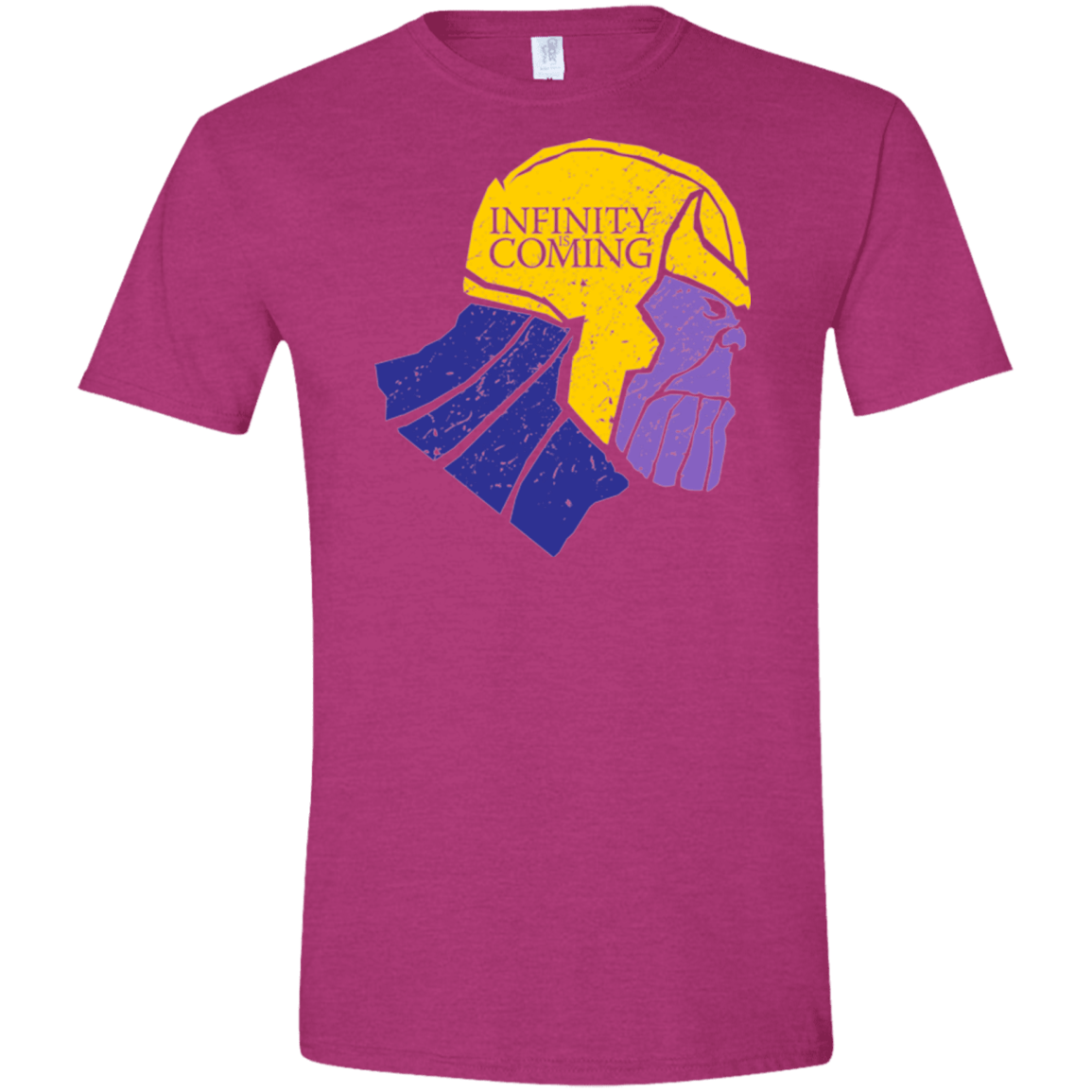 T-Shirts Antique Heliconia / S Infinity is Coming Men's Semi-Fitted Softstyle