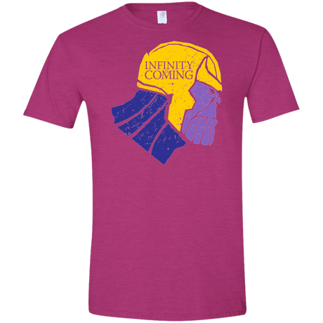 T-Shirts Antique Heliconia / S Infinity is Coming Men's Semi-Fitted Softstyle