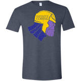T-Shirts Heather Navy / S Infinity is Coming Men's Semi-Fitted Softstyle