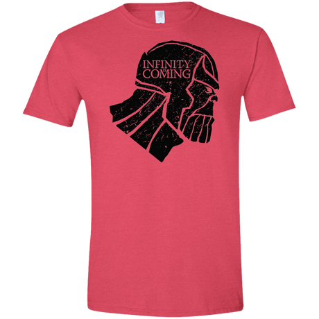 T-Shirts Heather Red / S Infinity is coming Men's Semi-Fitted Softstyle