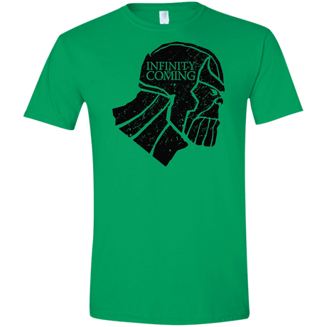 T-Shirts Irish Green / S Infinity is coming Men's Semi-Fitted Softstyle