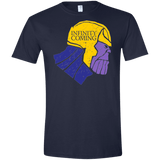 T-Shirts Navy / X-Small Infinity is Coming Men's Semi-Fitted Softstyle