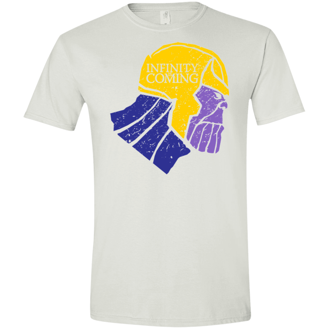 T-Shirts White / X-Small Infinity is Coming Men's Semi-Fitted Softstyle