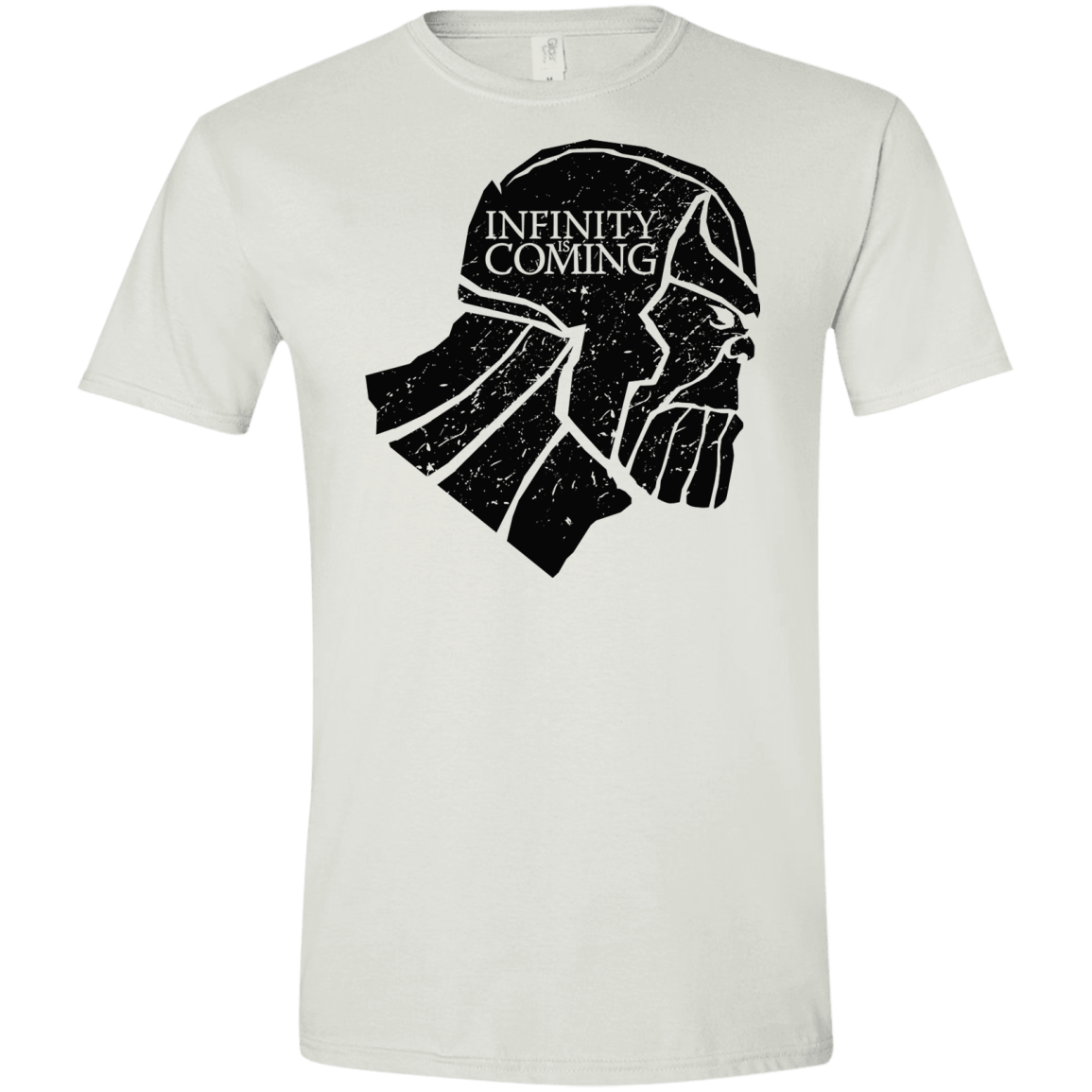 T-Shirts White / X-Small Infinity is coming Men's Semi-Fitted Softstyle