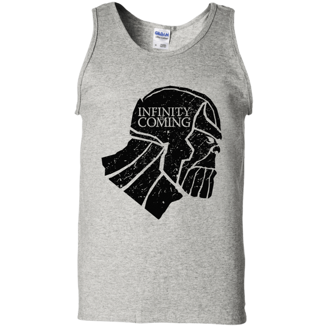 T-Shirts Ash / S Infinity is coming Men's Tank Top