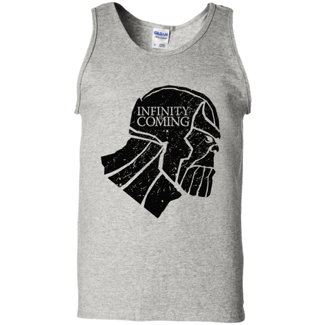 T-Shirts Ash / S Infinity is coming Men's Tank Top