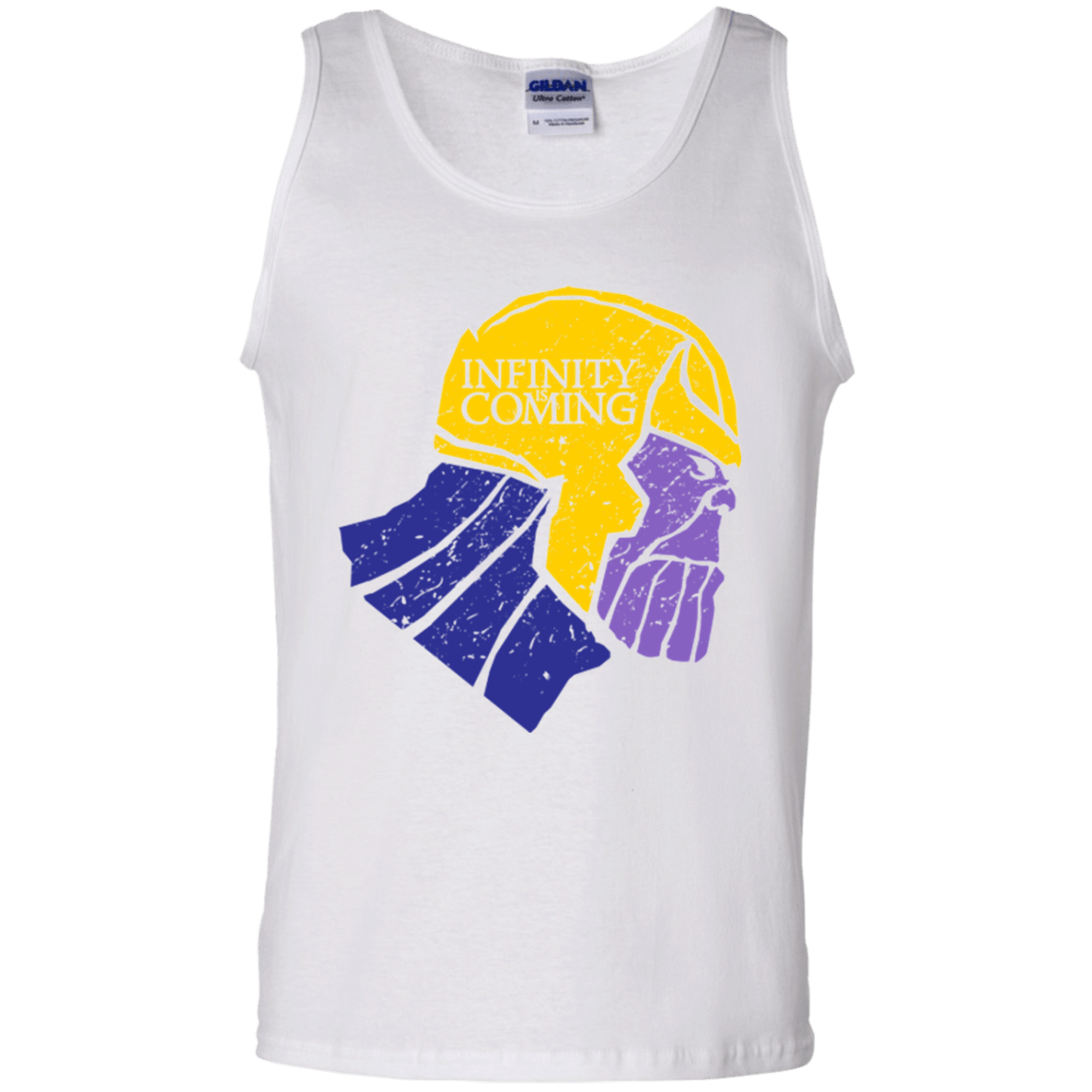 T-Shirts White / S Infinity is Coming Men's Tank Top