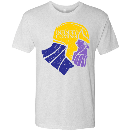 T-Shirts Heather White / S Infinity is Coming Men's Triblend T-Shirt