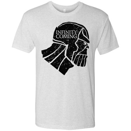 T-Shirts Heather White / S Infinity is coming Men's Triblend T-Shirt