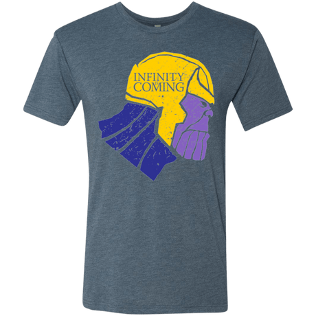 T-Shirts Indigo / S Infinity is Coming Men's Triblend T-Shirt