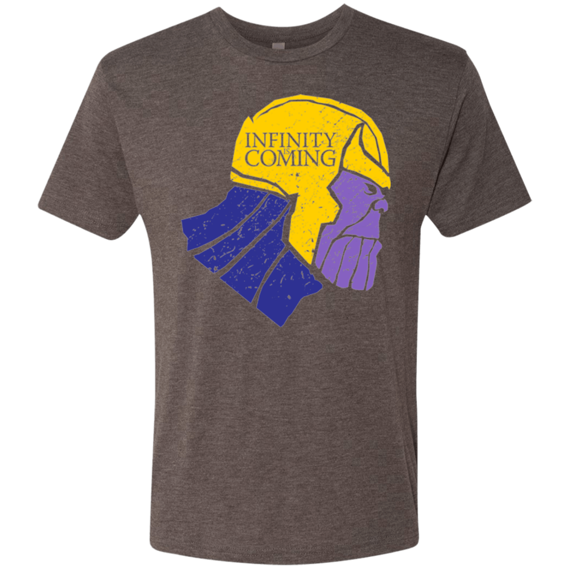 T-Shirts Macchiato / S Infinity is Coming Men's Triblend T-Shirt