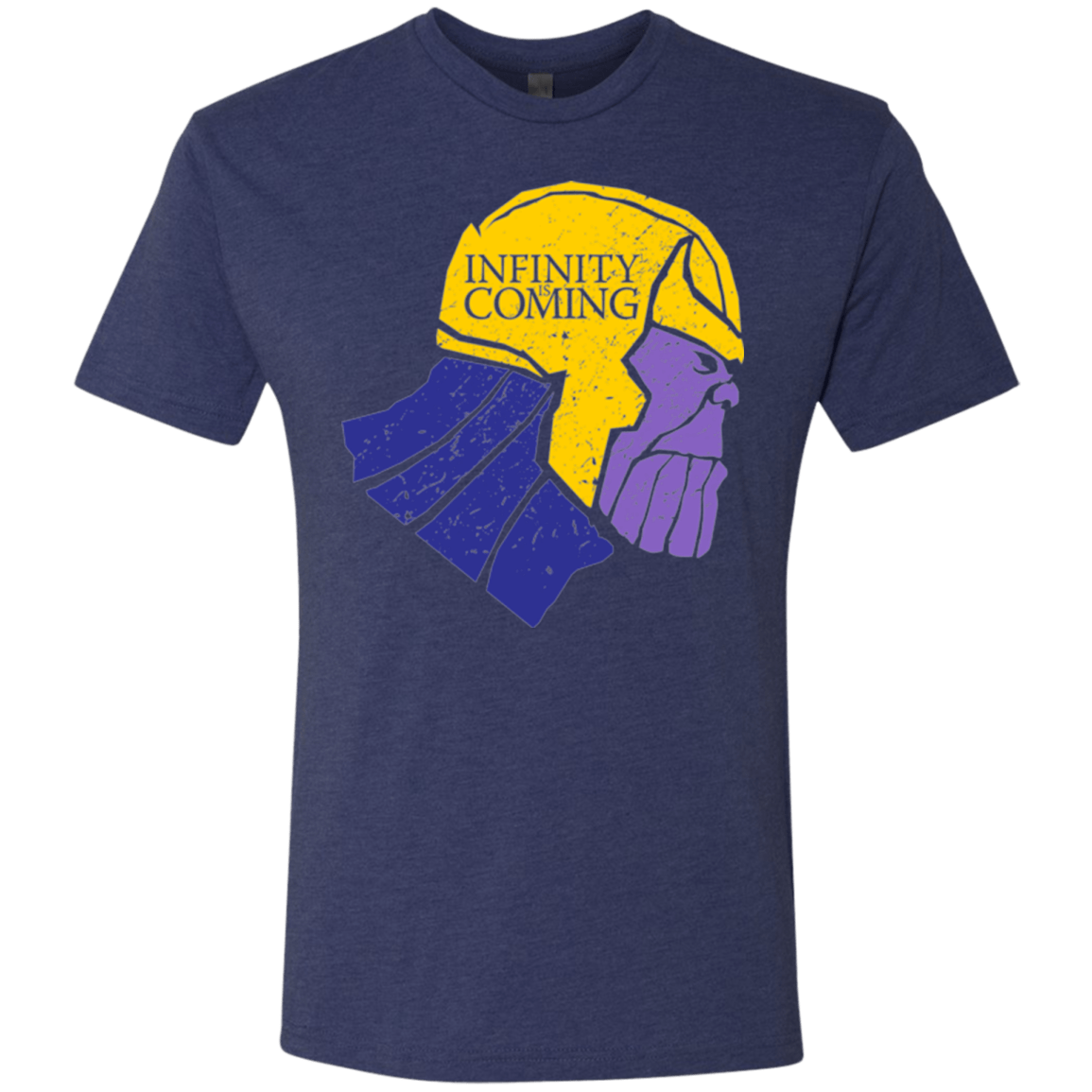 T-Shirts Vintage Navy / S Infinity is Coming Men's Triblend T-Shirt