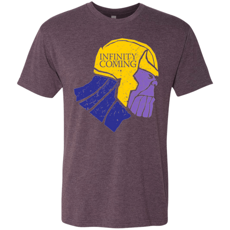 T-Shirts Vintage Purple / S Infinity is Coming Men's Triblend T-Shirt