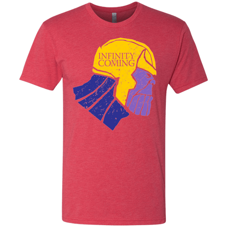 T-Shirts Vintage Red / S Infinity is Coming Men's Triblend T-Shirt