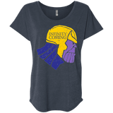T-Shirts Vintage Navy / X-Small Infinity is Coming Triblend Dolman Sleeve