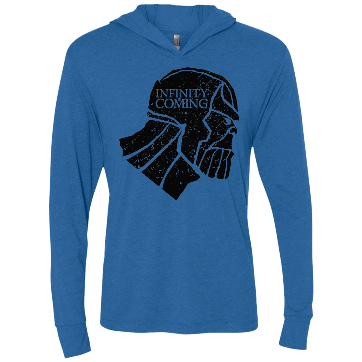 T-Shirts Vintage Royal / X-Small Infinity is coming Triblend Long Sleeve Hoodie Tee
