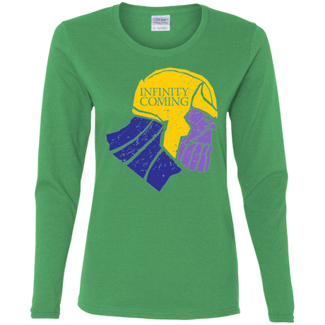 T-Shirts Irish Green / S Infinity is Coming Women's Long Sleeve T-Shirt