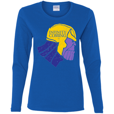 T-Shirts Royal / S Infinity is Coming Women's Long Sleeve T-Shirt