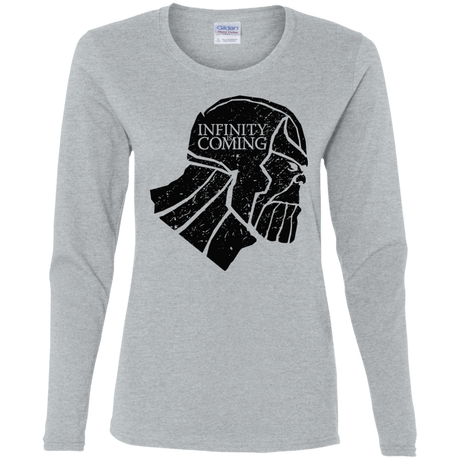 T-Shirts Sport Grey / S Infinity is coming Women's Long Sleeve T-Shirt