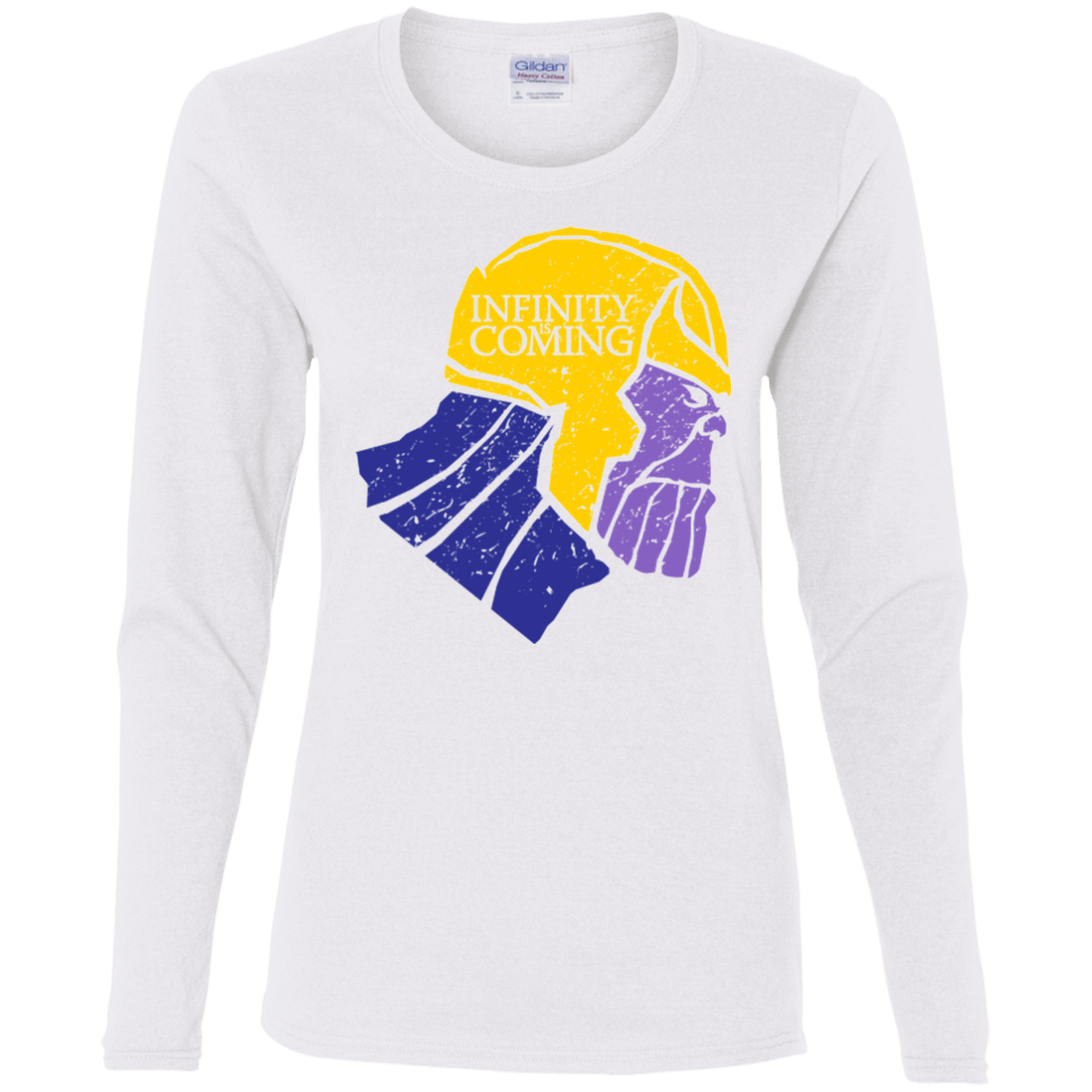 T-Shirts White / S Infinity is Coming Women's Long Sleeve T-Shirt