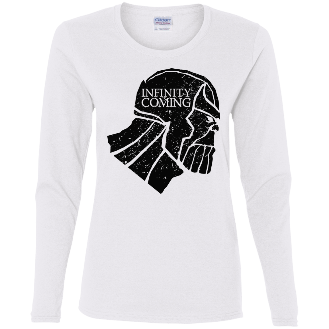 T-Shirts White / S Infinity is coming Women's Long Sleeve T-Shirt