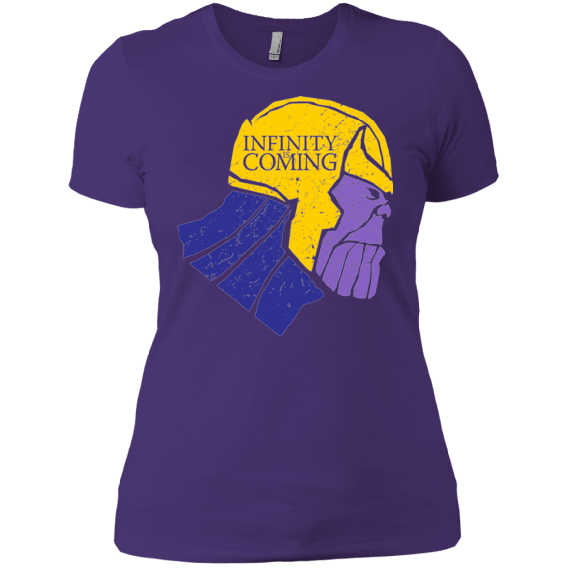 T-Shirts Purple Rush/ / X-Small Infinity is Coming Women's Premium T-Shirt