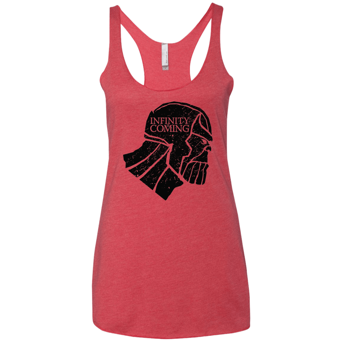T-Shirts Vintage Red / X-Small Infinity is coming Women's Triblend Racerback Tank