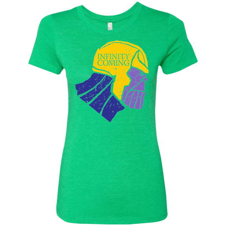 T-Shirts Envy / S Infinity is Coming Women's Triblend T-Shirt