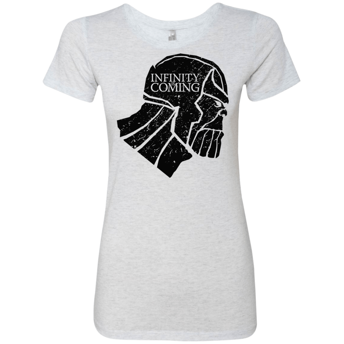 T-Shirts Heather White / S Infinity is coming Women's Triblend T-Shirt