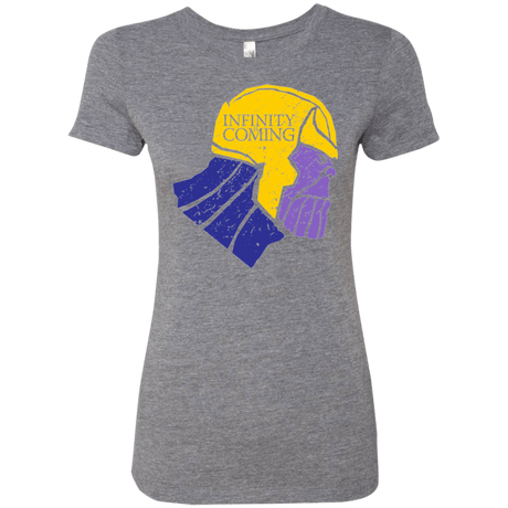 T-Shirts Premium Heather / S Infinity is Coming Women's Triblend T-Shirt