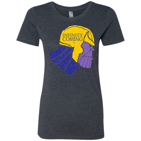 T-Shirts Vintage Navy / S Infinity is Coming Women's Triblend T-Shirt