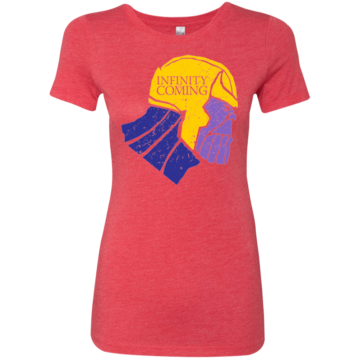 T-Shirts Vintage Red / S Infinity is Coming Women's Triblend T-Shirt