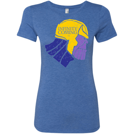 T-Shirts Vintage Royal / S Infinity is Coming Women's Triblend T-Shirt