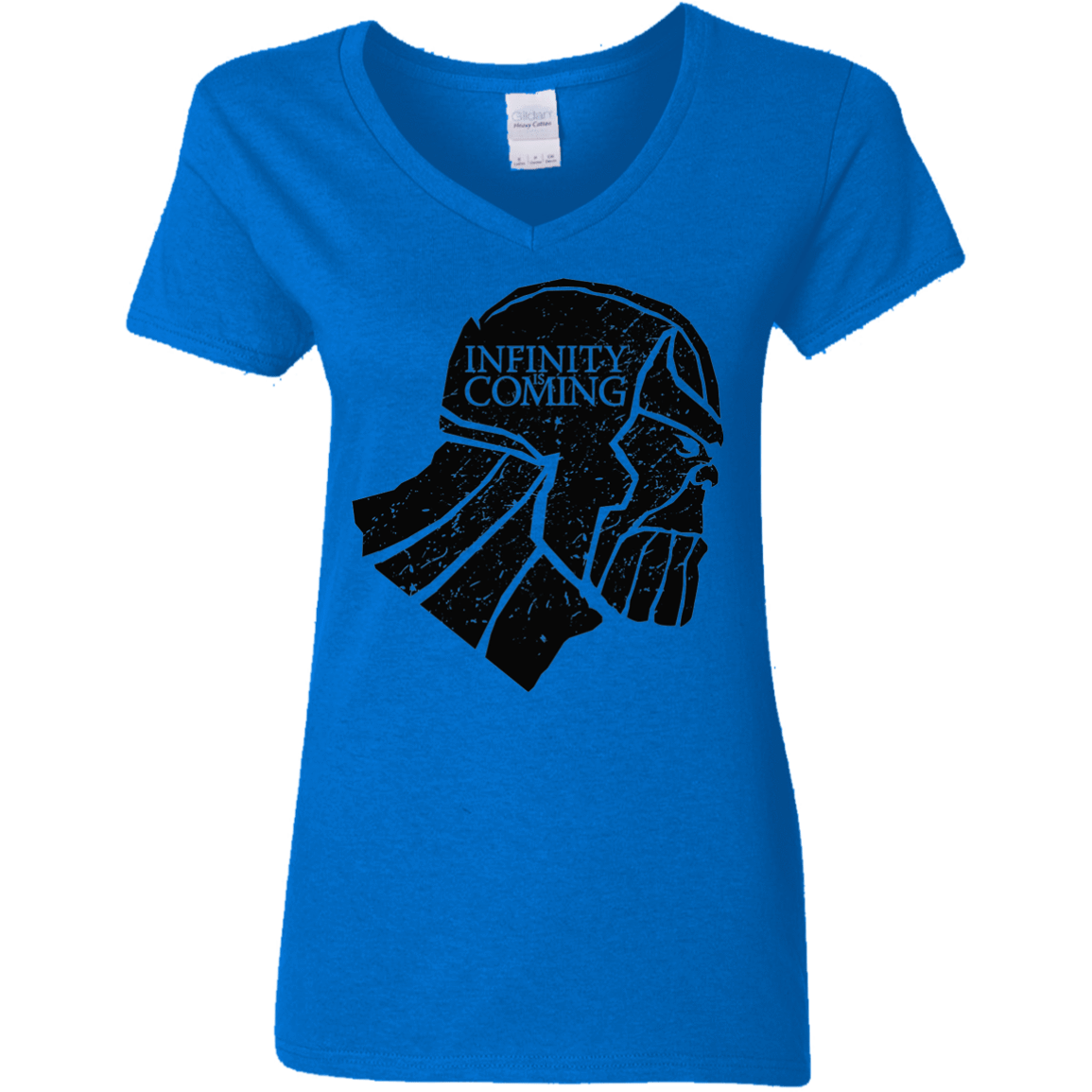 T-Shirts Royal / S Infinity is coming Women's V-Neck T-Shirt