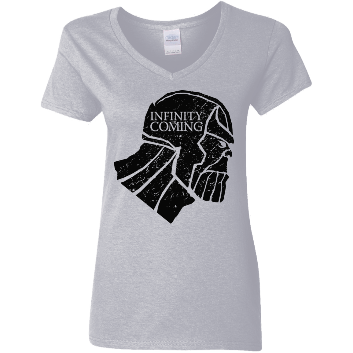 T-Shirts Sport Grey / S Infinity is coming Women's V-Neck T-Shirt