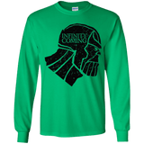 T-Shirts Irish Green / YS Infinity is coming Youth Long Sleeve T-Shirt