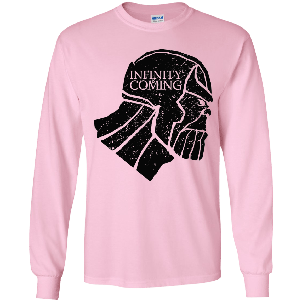 T-Shirts Light Pink / YS Infinity is coming Youth Long Sleeve T-Shirt