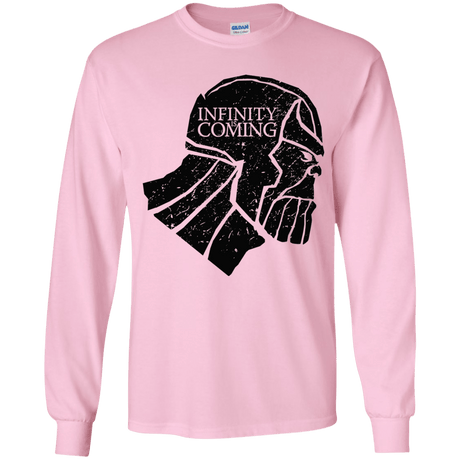 T-Shirts Light Pink / YS Infinity is coming Youth Long Sleeve T-Shirt