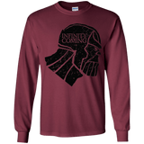 T-Shirts Maroon / YS Infinity is coming Youth Long Sleeve T-Shirt