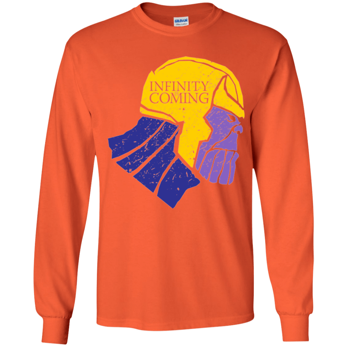 T-Shirts Orange / YS Infinity is Coming Youth Long Sleeve T-Shirt