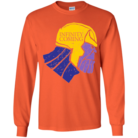 T-Shirts Orange / YS Infinity is Coming Youth Long Sleeve T-Shirt