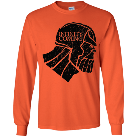 T-Shirts Orange / YS Infinity is coming Youth Long Sleeve T-Shirt