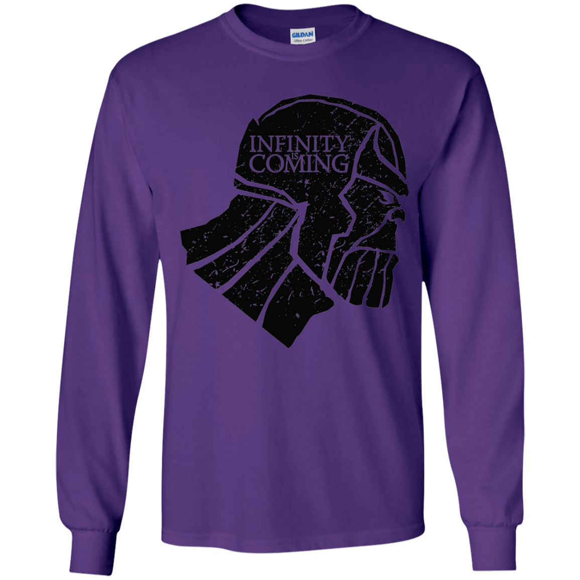T-Shirts Purple / YS Infinity is coming Youth Long Sleeve T-Shirt