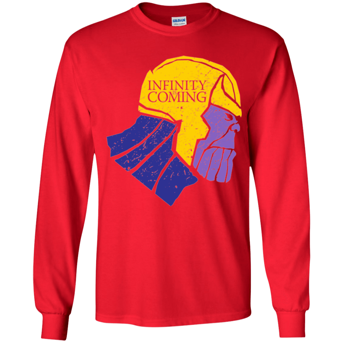T-Shirts Red / YS Infinity is Coming Youth Long Sleeve T-Shirt