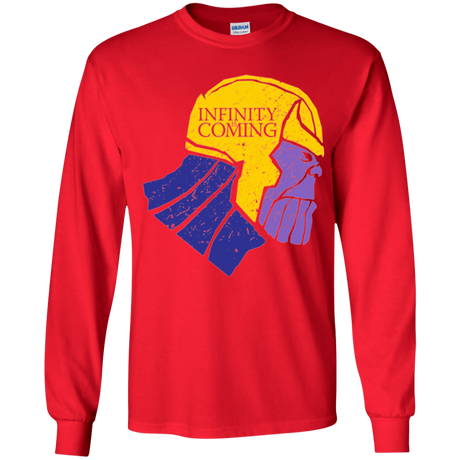 T-Shirts Red / YS Infinity is Coming Youth Long Sleeve T-Shirt