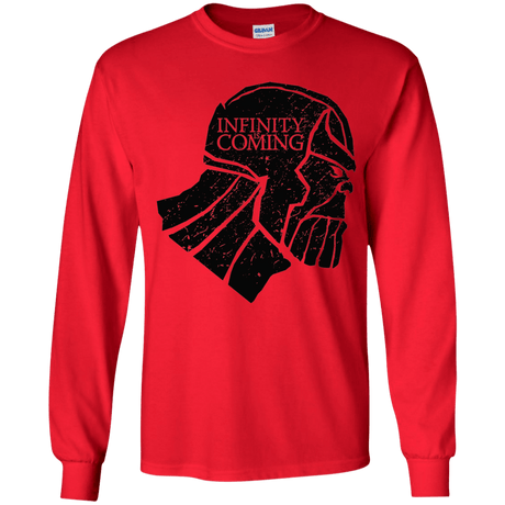 T-Shirts Red / YS Infinity is coming Youth Long Sleeve T-Shirt