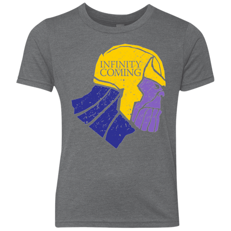 T-Shirts Premium Heather / YXS Infinity is Coming Youth Triblend T-Shirt